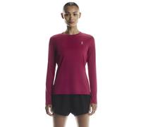 On Core Long-T W - maglia running a manica lunga - donna M Dark Purple woman Recycled Polyester
