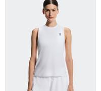 On Court Tank Canottiera Donna-bianco in bianco, Taglia: L