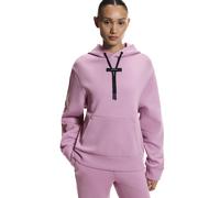 ON Felpa da running con cappuccio Focus Tech da donna rosa | S