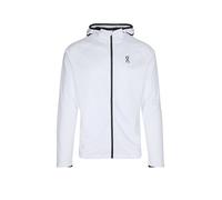 ON Giacca da running da uomo Climate con cappuccio e zip bianco | XL