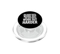 On Good Days Work Out On Bad Days Work Out Harder - PopSockets PopGrip per MagSafe