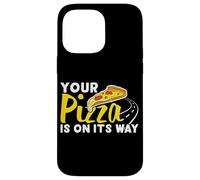On Its Way Pizza Delivery Design Per Gli Uomini Di Consegna Custodia per iPhone 14 Pro Max