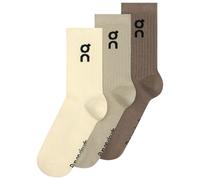 On - Logo Sock High 3-Pack - Calze casual EU 47-49 beige