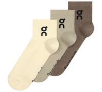 On - Logo Sock Mid 3-Pack - Calze casual EU 35-38,5 beige