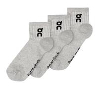 On - Logo Sock Mid 3-Pack - Calze casual EU 40-43 - EU: 43-46 grigio