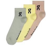 On - Logo Sock Mid 3-Pack - Calze casual EU 43-46 grigio