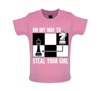 On My Modo Per D'Acciaio Il Ragazza - T-Shirt / Body - Scacchi Player King