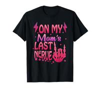 On My Moms Last Nerve Funny Quote for Kids Boys Girls Humour Maglietta