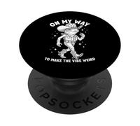 On My Way To Make The Vibe Strano Divertente Meme Frog PopSockets PopGrip Adesivo