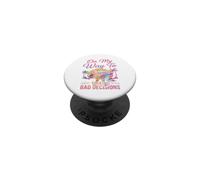 On My Way To Making Bad Decisions Cruise Vacation Funny PopSockets PopGrip Adesivo