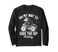 On My Way To Save The IEP Meeting SLP Speech Therapy Maglia a Manica