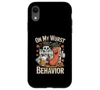 On My Wurst Behavior Oktoberfest Funny German American Humor Custodia per iPhone XR