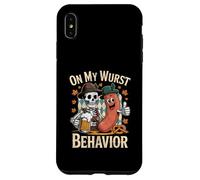 On My Wurst Behavior Oktoberfest Funny German American Humor Custodia per iPhone XS Max