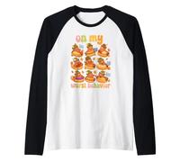 On My Wurst Behavior Oktoberfest Shirt Funny Bratwurst Maglia con Maniche Raglan