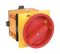 ON-OFF / 0-1 Interruttore rotante per la manutenzione di emergenza, bloccabile 4 poli / 80A