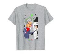 ON/off Beethoven Piano Composer Design Maglietta