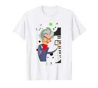 ON/off Beethoven Piano Composer Design Maglietta