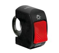 On/Off interruttore universale moto scooter 12V 10A max attacco manubrio Ø 22mm