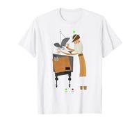 ON/off Leonardo da Vinci Inventor Genius Design Maglietta