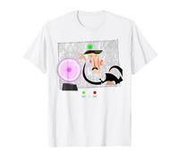 ON/off Nikola Tesla Electricity Innovation Design Maglietta