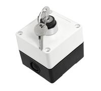 On / Off / On 3 posizioni 4 terminali 2NO Keylock Rotary Interruttore stazione