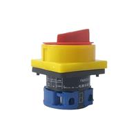 On off switch 2 position selector changeover 20A 1 pole Pad lock Main Cam rotary switches emergency stop YMW26-20/1GS