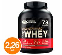 Optimum Nutrition 100 Whey Gold Standard 2250 g Doppio Cioccolato Gusto Intenso