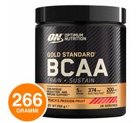 ON Optimum Nutrition BCAA Aminoacidi Pesca e Passion Fruit 266g + Borraccia