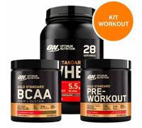 ON Optimum Nutrition Kit Proteine Whey + Pre Workout Energia + BCAA Aminoacidi