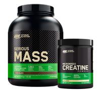 ON Optimum Nutrition Kit Serious Mass Cioccolato 2.7kg Creatina Monoidrato 317g