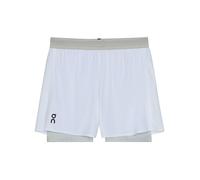 ON Pantaloncini da running Performance 2/1 da uomo bianco | XL