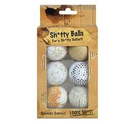 On Par Novità divertente: Palline da golf “sh*tty”- Confezione da 6 per un giocatore di merda