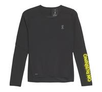 On Performance Long-T Lumos W - maglia running a manica lunga - donna S Black/Yellow woman Recycled Polyester