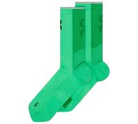 On - Performance Run Sock High - Calze da running Unisex L - EU: 47-49 verde