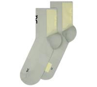 On Performance Mid - calzini corti running - unisex L Light Green unisex Recycled Polyamide