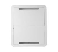 On-Q Legrand ENP1700NA - Contenitore per dispositivi TV da 17", scatola per la gestione dei cavi, a doppio uso, per dispositivi TV e distribuzione di supporti, colore: bianco