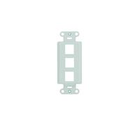 On-Q/Legrand WP3413WH10 3 Port Contractor Decorator Strap (Pack of 10), White by Legrand-On-Q