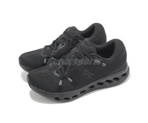 On Running Cloudsurfer 2 Black Women Reflective Road Running Shoes 3WF10101043