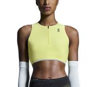 On Running Race Crop Canotte e Top L Giallo