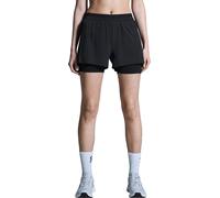 On Running Pantaloncini da running donna 3" Performance 2/1 Poliammide riciclata Nero Taglia S