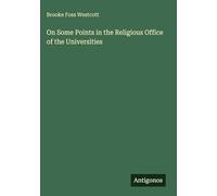 On Some Points in the Religious Office of the Universities
