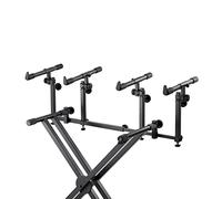 On-Stage KSA8500, Piano Aggiuntivo Professionale per Tastiera, Sistema Multi-regolazione, Capacità 29,9 kg, Nero