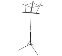 On-Stage SM7122BB SM7122BB - Leggio compatto per spartiti con borsa, portatile, pieghevole, regolabile in altezza, borsa per il trasporto, colore nero (SM7122BB)