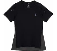 On - T-shirt da corsa leggero e traspirante - Performance-T Black Eclipse per Donne in Poliestere Riciclato - Taglia M - Nero