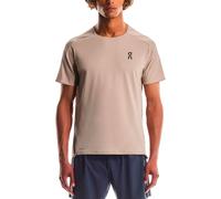 On - T-shirt da corsa leggero e traspirante - Performance-T Desert Cinder per Uomo in Poliestere Riciclato - Taglia XL - Beige