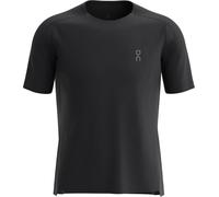 On - T-shirt Uomo Running - Performance-T Black Eclipse per Uomo in Pelle - Taglia S - Nero Nero S