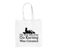 On The 8th Day Go Karting Era Creato - Borsa Tote IN Tela - da Kart Ventola