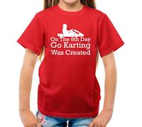 On The 8th Day Go Karting Era Creato - T-Shirt - da Corsa - Go Kart - Ventola