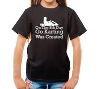 On The 8th Day Go Karting Era Creato - T-Shirt - da Corsa - Go Kart - Ventola
