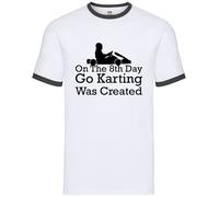 On The 8th Day Go Karting Era Creato - Uomo Suoneria - da Corsa Go Kart Ventola